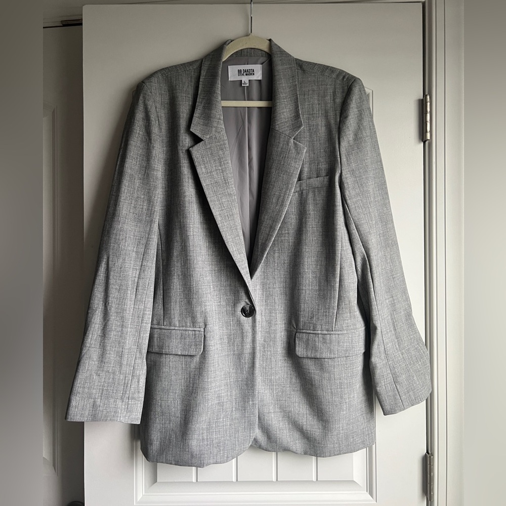 BB Dakota Heather Gray Women's Blazer